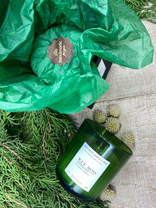 lumanare parfumata-lumanari sarbatori-lumanari craciun-lumanari in recipient-lumanari parfumate craciun-lumanare wet moss-handmade-myricandles [5]