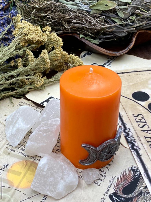 lumanari ritualuri,magie,ocult,lumanare portocalie,witchraft,spiritualitate-myricandles [3]