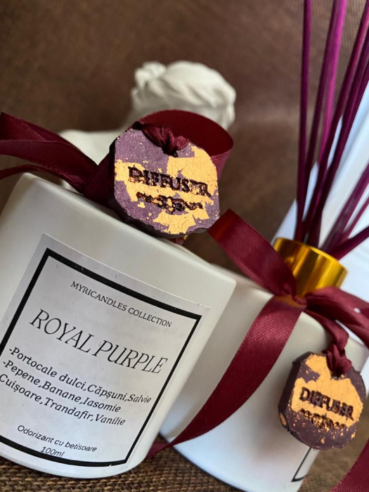 odorizant camera-parfum camera cu betisoare-odorizant cu stuf-parfumant dulce-royal purple-myricandles [3]