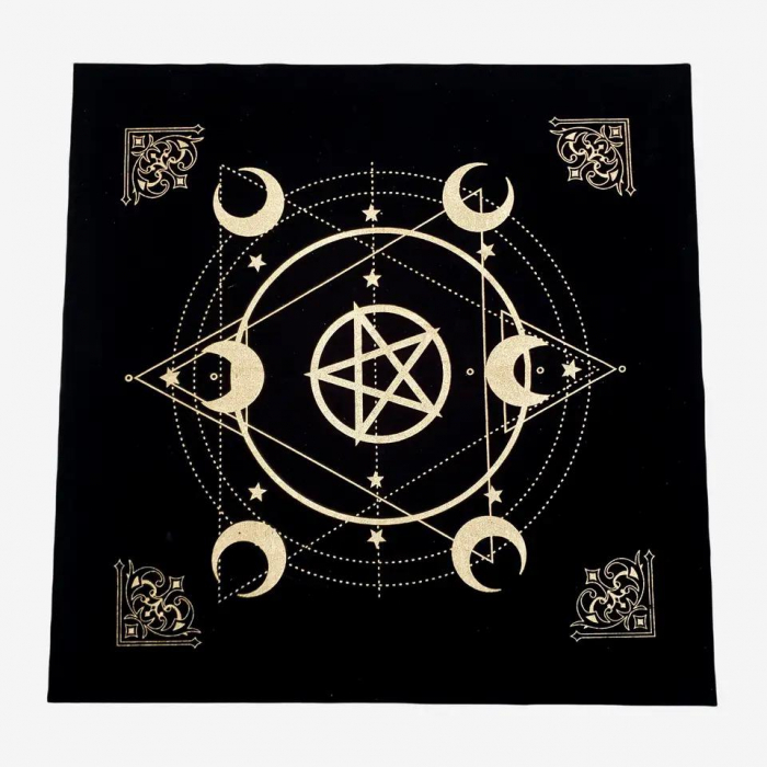 panza tarot,panza neagra altar,panza pentagrama,ezoteric,misticism,magie,myricandles [4]