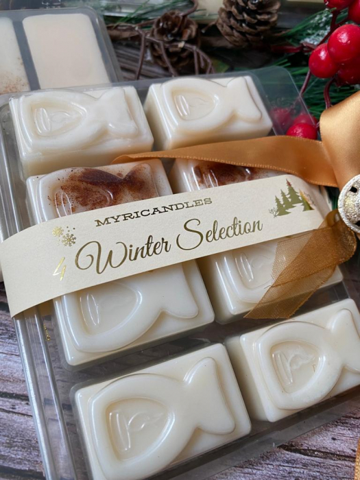 ceara parfumata-pastile ceara soia-aroma iarna-Craciun-winter selection gold-myricandles [5]