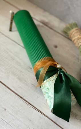 lumanare botez-lumanare nunta-lumanare verde-lumanare parfumata artizanala -myricandles [4]
