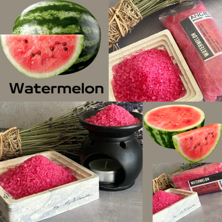 Granule parfumate cu uleiuri esentiale,aroma de Pepene si suport ceramic,Watermelon-MyriCandles [0]
