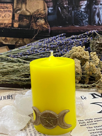 lumanari ritualuri,magie,ocult,lumanare galbena,witchraft,spiritualitate-myricandles [2]
