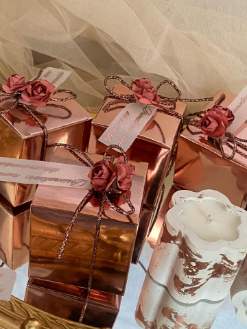 marturii nunta-botez-marturii lumanari-marturii elegante-lux-marturii deosebite-marturii metalic rose-myricandles [1]