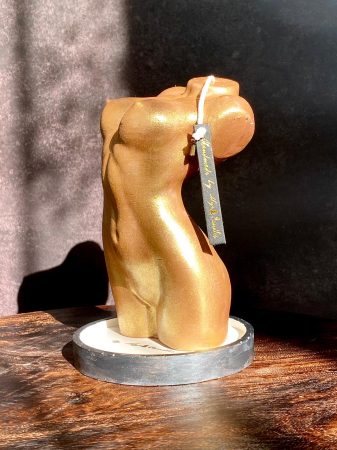 Lumanari decorative - lumanari decorative-lumanari bust-parfumate handmade-ceara palmier-decoratiuni interioare-arome deosebite-myricandles