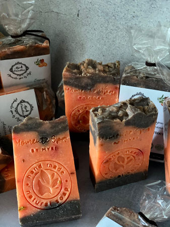 sapun handmade-sapun natural-sapun artizanal-portocala-scortisoara-gomaj-sapun exfoliant-myricandles [5]