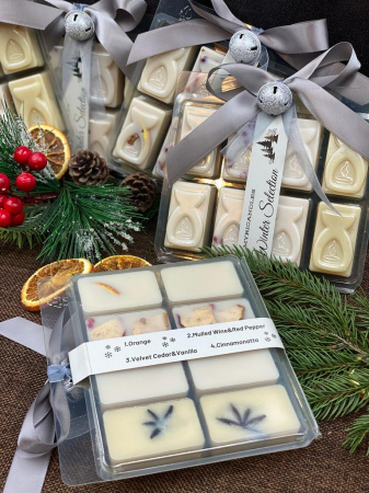 ceara parfumata-pastile ceara soia-aroma iarna-Craciun-winter selection silver-myricandles [1]
