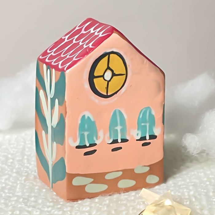 Căsuță pictată manual Little Houses model 20 [2]