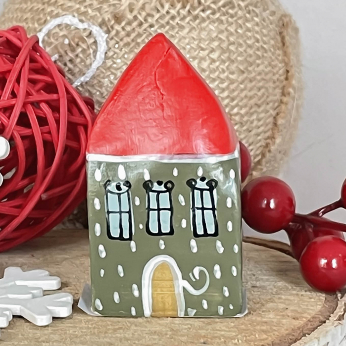 Căsuță pictată manual Little Houses model 3 [2]