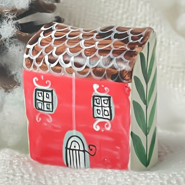 Căsuță pictată manual Little Houses model 8 [2]