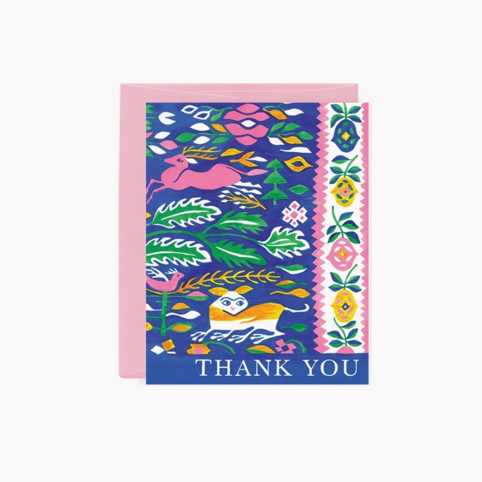 Greeting Card - Thank You Tapestry [1]