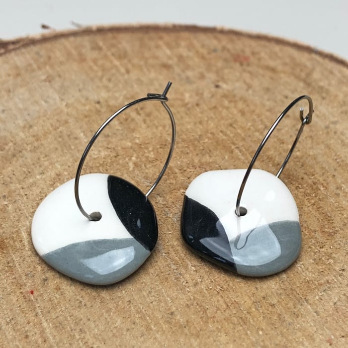 Gruni - Porcelain big earrings [1]