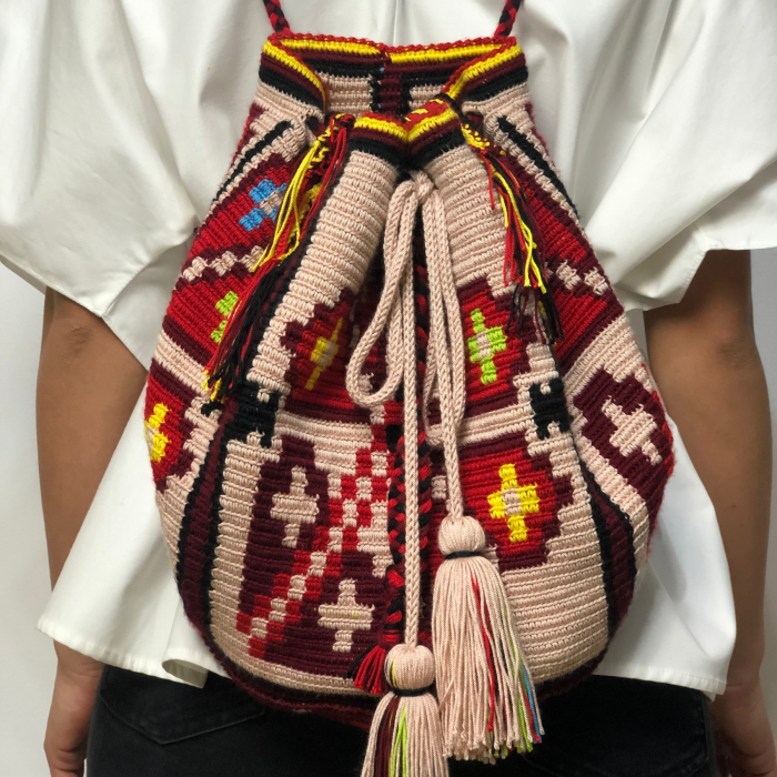 Hand-crocheted bag with popular motifs from Crișana [1]