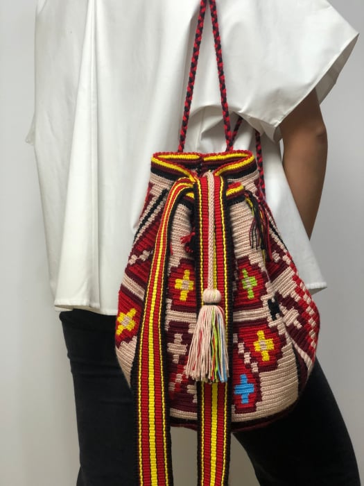 Hand-crocheted bag with popular motifs from Crișana [2]