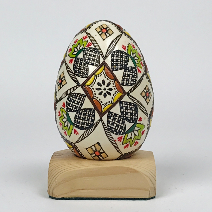 Handpainted Real Goose Egg pattern 26 [3]