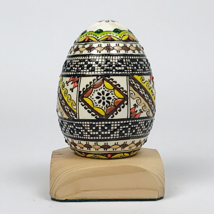 Handpainted Real Goose Egg pattern 27 [1]