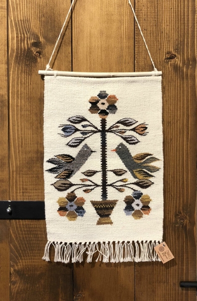 Handwoven Tapestry 45x30 cm - Tree of Life natural [1]
