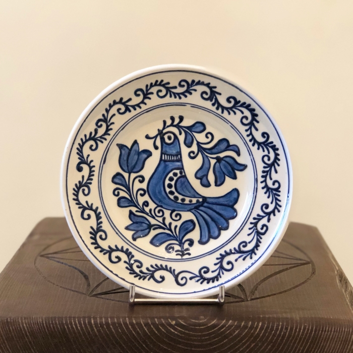 Farfurie alb-albastră Ø 16 cm model 1 [1]
