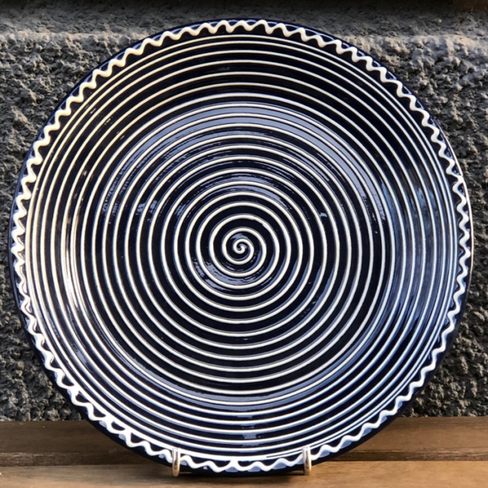 Plate Ø 24 cm Deep Blue pattern 1 [1]