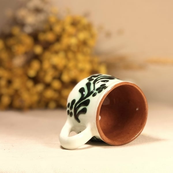 Small Cup White & Green pattern 2 [3]