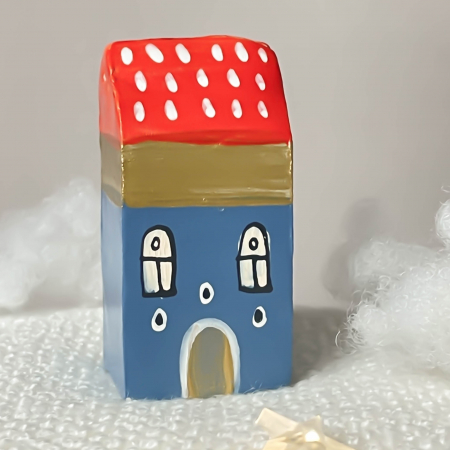 Căsuță pictată manual Little Houses model 21 [1]