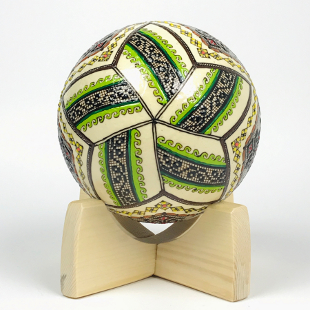 Handpainted Real Ostrich Egg pattern 5 [1]