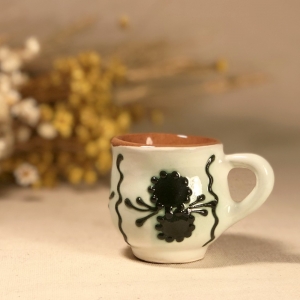 Small Cup White & Green pattern 1 [0]