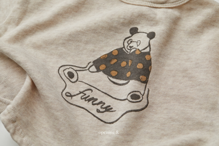 Bluza FUNNY PANDA Beige [3]