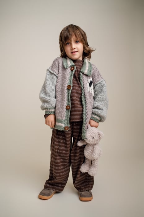 Cardigan Shawn handmade lână copii | Nanou [6]