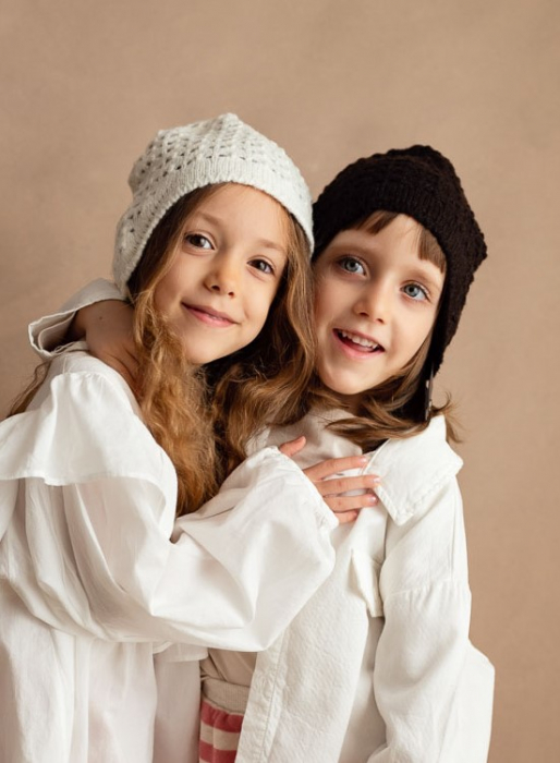Boneta alba KNIT [4]