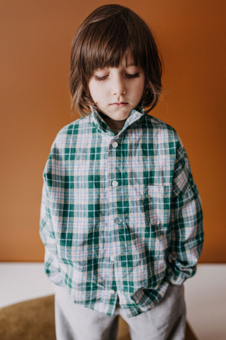 Camasa din bumbac, în stil minimalist [3]