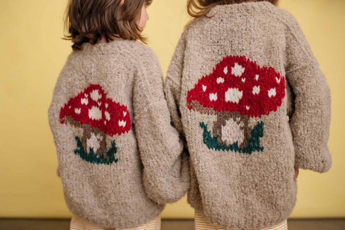 Cardigan HANDMADE MUSHROOM [5]