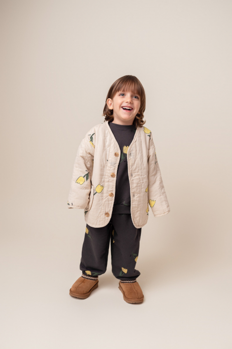 Jacheta Yellow Flower Beige [2]