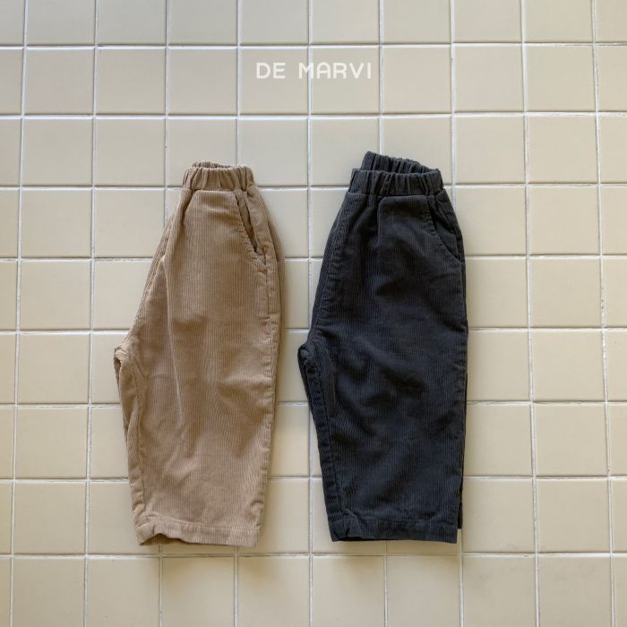 Ribber corduroy pants [2]