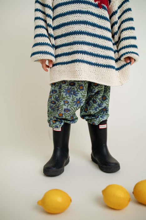 Pantaloni FLOWER BLUE [10]