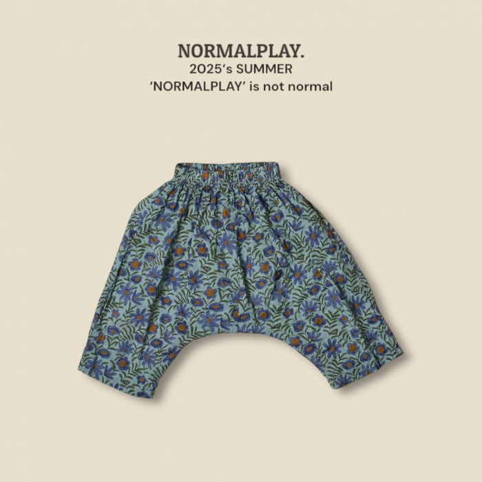 Pantaloni FLOWER BLUE [8]