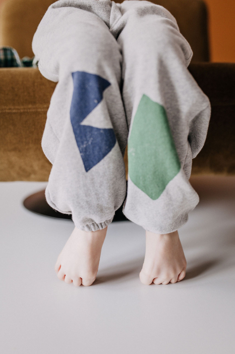 Pantaloni din bumbac, în stil minimalist [4]