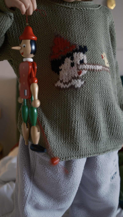 Pulover HANDMADE PINOCCHIO-PE COMANDA [2]