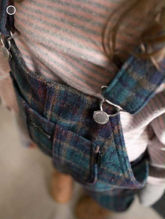 Winter Dream – salopetă copii din lână, tartan [4]