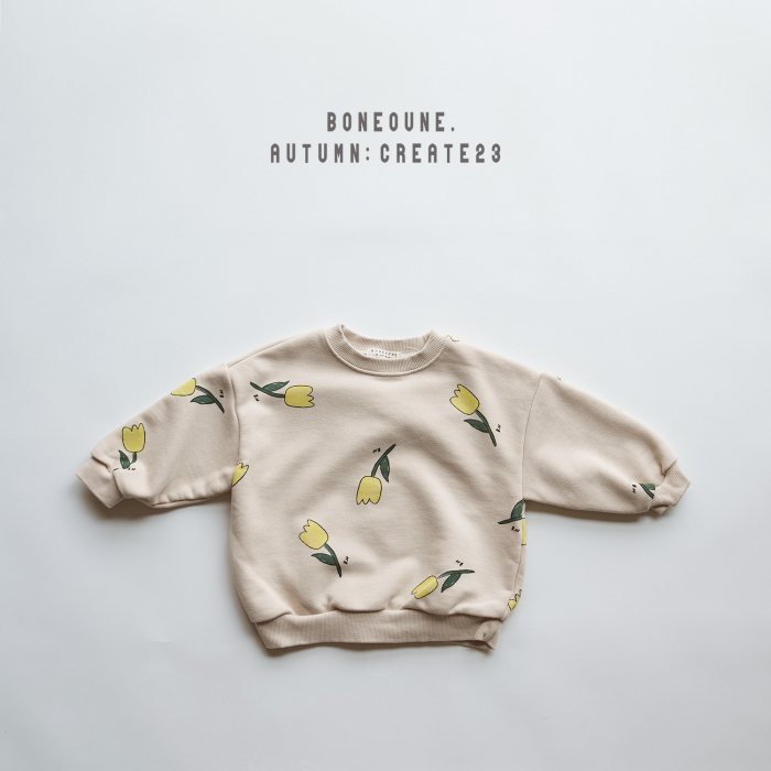 Set Yellow Flower Beige [5]