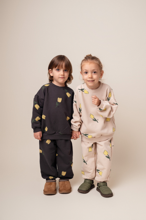 Set Yellow Flower Black [3]