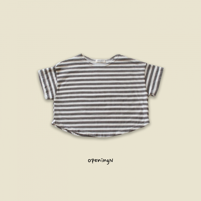 STRIPED GREY Tee [2]