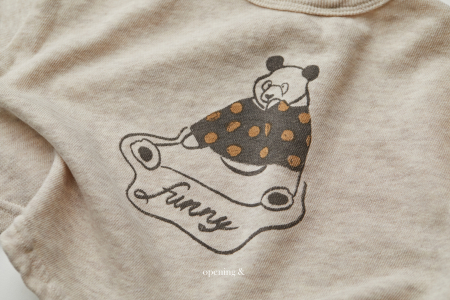 Bluza FUNNY PANDA Beige [2]
