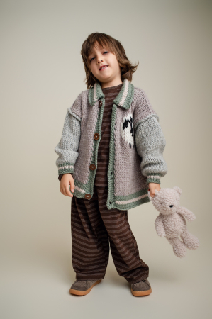 Cardigan Shawn handmade lână copii | Nanou [4]