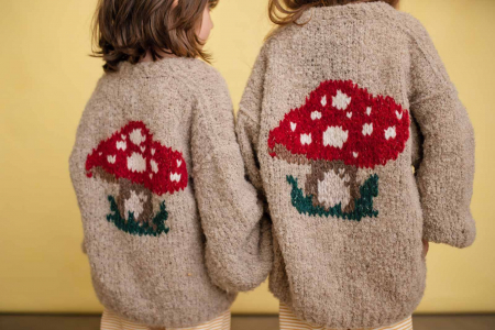 Cardigan HANDMADE MUSHROOM [4]
