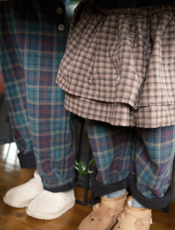 Cool – fustă scurtă copii, tartan