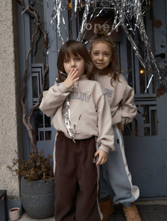 Snowglow – hanorac copii, alb crem căptușit [1]