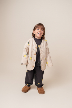 Jacheta Yellow Flower Beige [1]