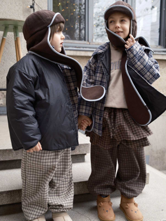 VIEW ALL - pantaloni copii, tartan și fleece